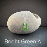 Sea Glass Necklace with a star pendant 