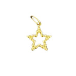 Beaded star charm