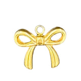 Charm Bar charm Gold bow