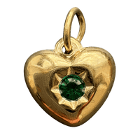 May birthstone heart