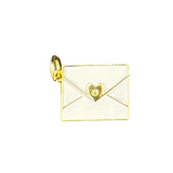 White envelope charm