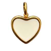 Chunky White heart