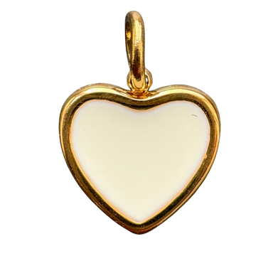 Chunky White heart