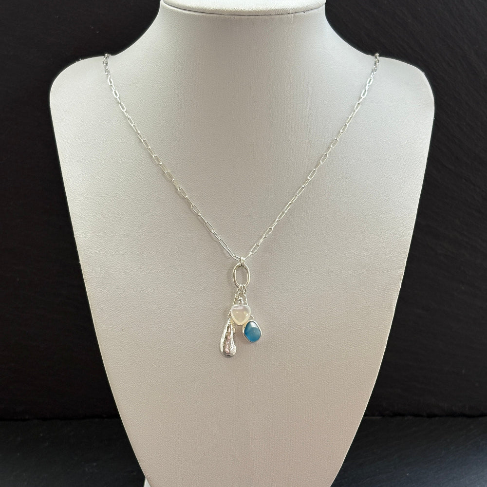 Sea_Glass_Sea_Talisman_charm_pendant_in_sterling_Silver_with_paperclip_chain_c