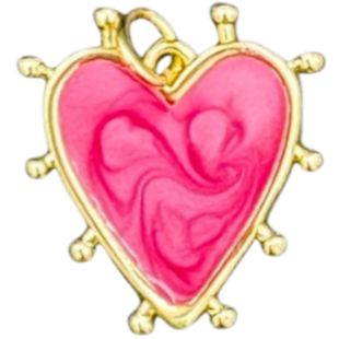 Pink spiked heart