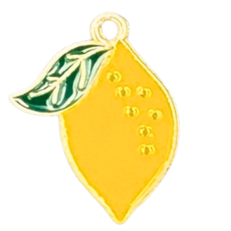 Coloured Lemon charm