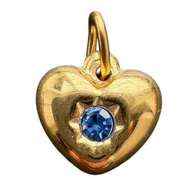 March birthstone heart