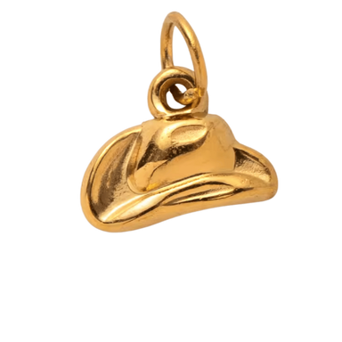 Tiny cowboy hat charm