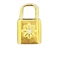Crystal star padlock