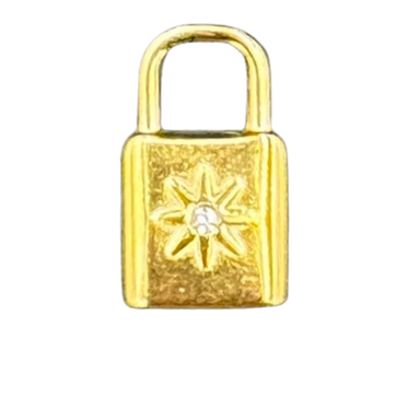 Crystal star padlock
