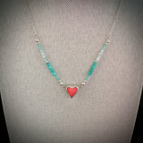 Cosmic heart necklace