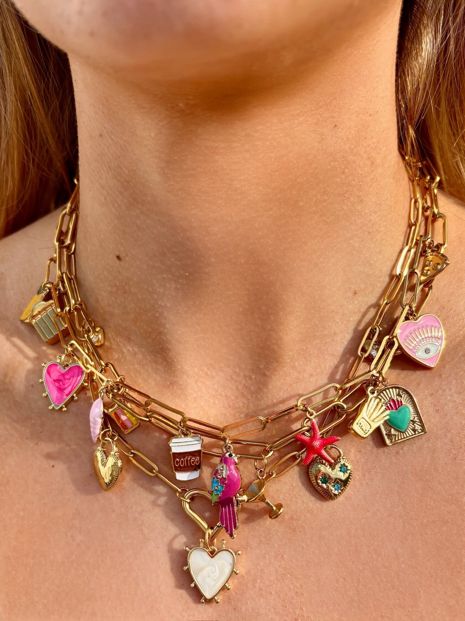 Charm Club Gold necklace kit