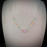 Cosmic heart necklace