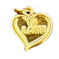 Charm Bar charm Love heart small