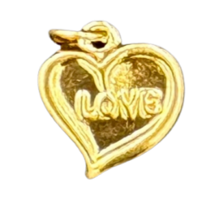 Charm Bar charm Love heart small