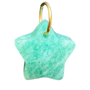 Turquoise star charm