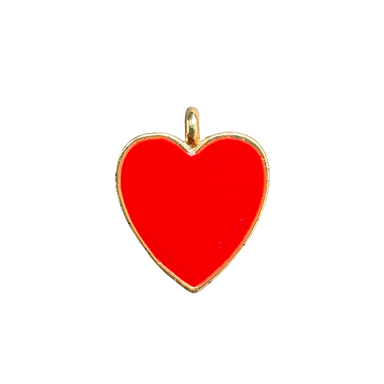 Red Enamel heart