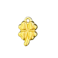 Gold four leaf clover