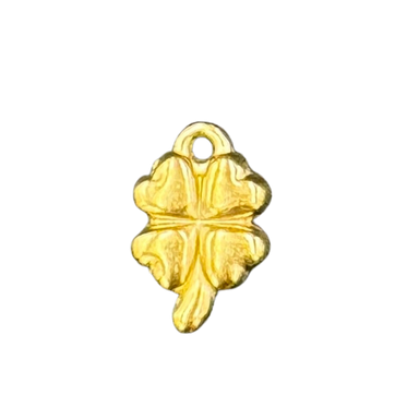 Gold four leaf clover