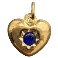 September birthstone heart