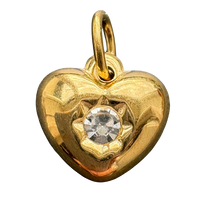 April birthstone heart