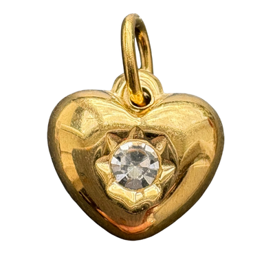 April birthstone heart