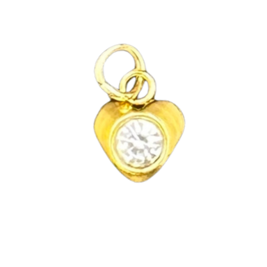 Crystal stud heart