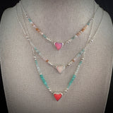 Cosmic heart necklace