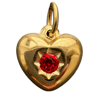 June birthstone heart