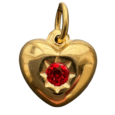 June birthstone heart