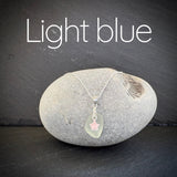 Small Sea Glass necklace with star charm