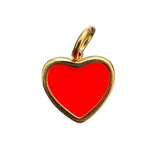 Charm Bar chunky Red heart