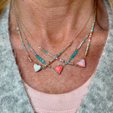 Cosmic heart necklace