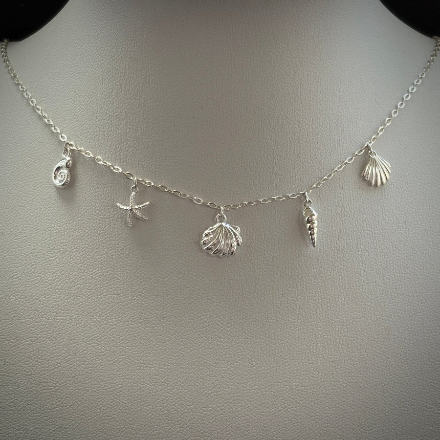 Drift Tide Sterling silver choker necklace