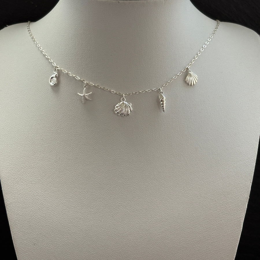 Drift Tide Sterling silver choker necklace