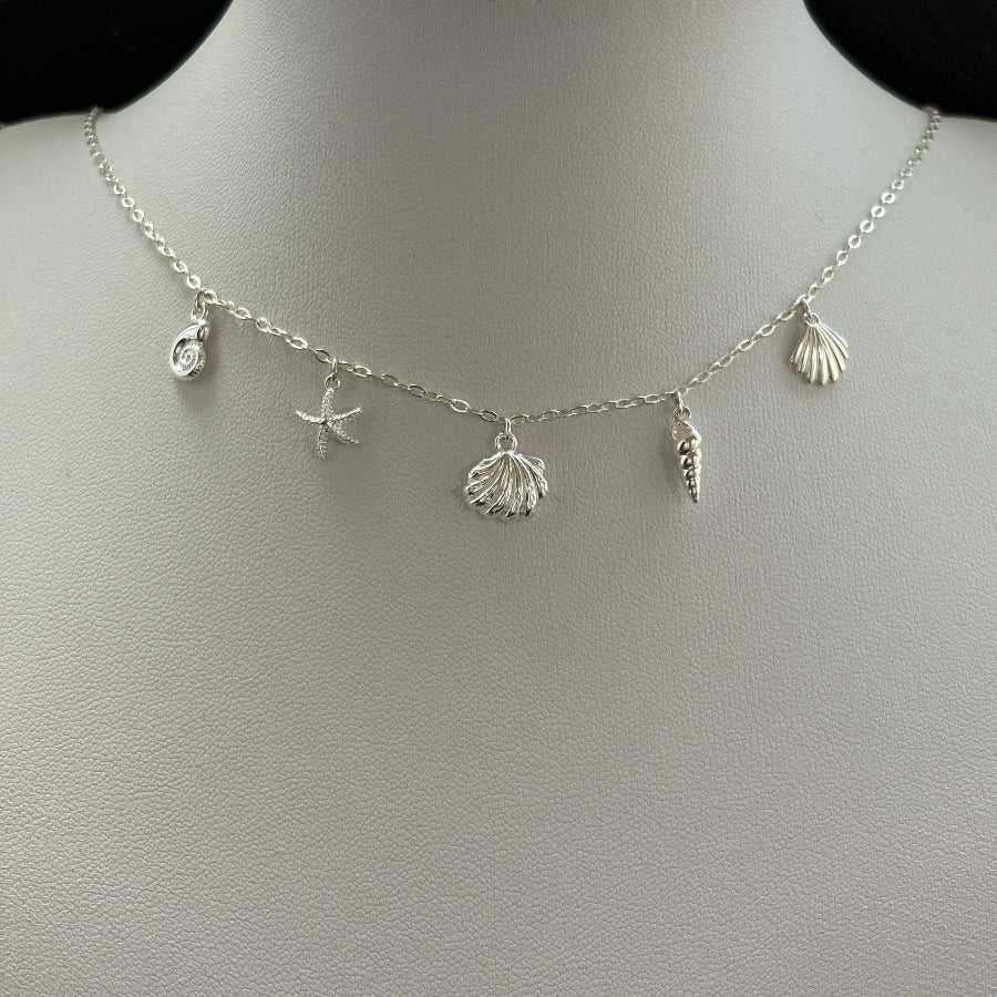 Drift Tide Sterling silver choker necklace