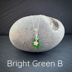Sea Glass Necklace with a star pendant 