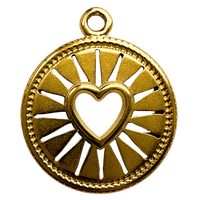 Cut out heart circle