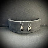 Black heart necklace