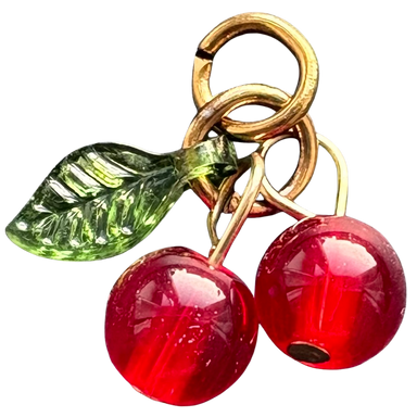 Red loose cherries