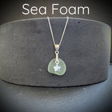 Small Sea Glass necklace with star charm