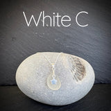 Small Sea Glass necklace with star charm