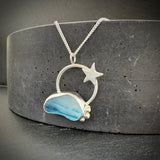 Seren Star Seascape necklace