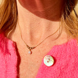Pearl drop beaded necklace