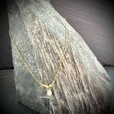 Pearl drop beaded necklace