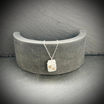Sterling silver jar of hearts necklace