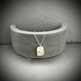 Sterling silver jar of hearts necklace