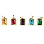 Coloured crystal charm