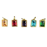 Coloured crystal charm