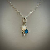 Sea_glass_Sea_Talisman_charm_necklace_with_Sterling_Silver_Paperclip_chain_e